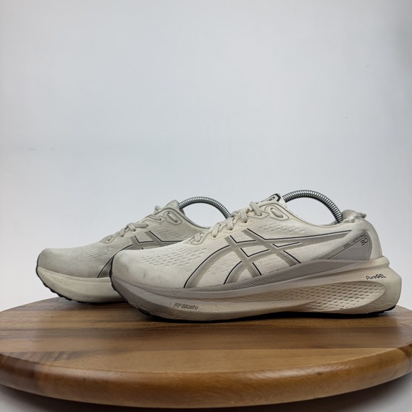 Mens Asics Gel Kayano 30 Ivory Athletic Running Shoes Sneakers Size 9.5 M GUC - Picture 2 of 8